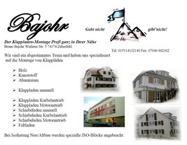 Klappladen-Montage Bajohr