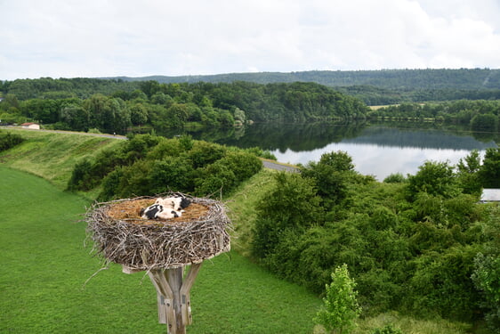 Blick auf das Storchennest und unsere Ehmetsklinge © Stefan Bosch