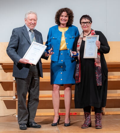 v.l.n.r. Wolfgang Schönfeld, Diana Danner und Heidrun Lichner