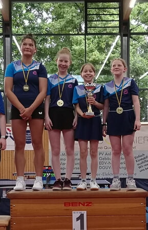 Odessa, Janina, Lara und Katharina