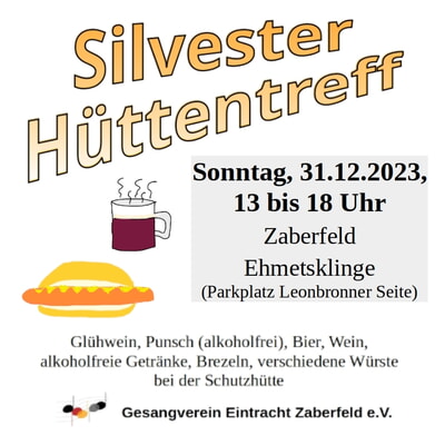 Silvester Hüttentreff Ehmetsklinge 