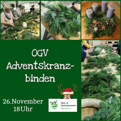 Adventskranzbinden  