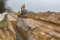 Baubeginn des 6. Funktionsabschnitts der Wasserversorgung