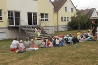 Vorschulkinder bereiten sich auf die Einschulung vor