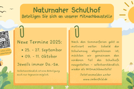 Mitmachbaustelle „Naturnaher Schulhof“ – Helferinnen und Helfer gesucht!