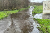 Sanierungsmaßnahmen am Radweg Zaberfeld