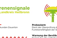 Sirenenprobe im Landkreis Heilbronn 