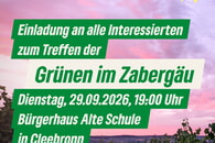 Treffen des Ortsverbands Zaberg&auml;u am 29.09.2026 in Cleebronn 