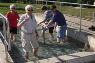 Kneipp-Becken geht in die Winterpause