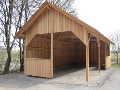 Unterstellhütte an der Ehmetsklinge