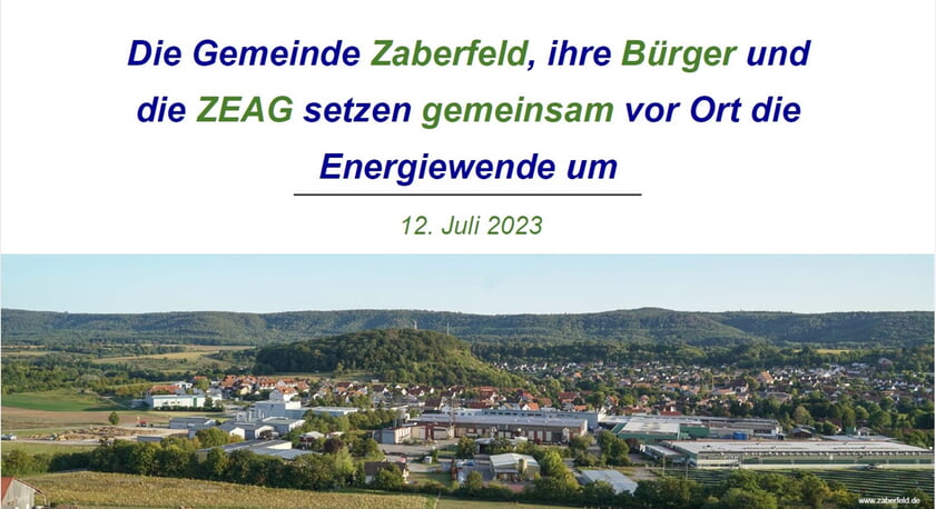 Aktuelle Präsentation zur Energiewende